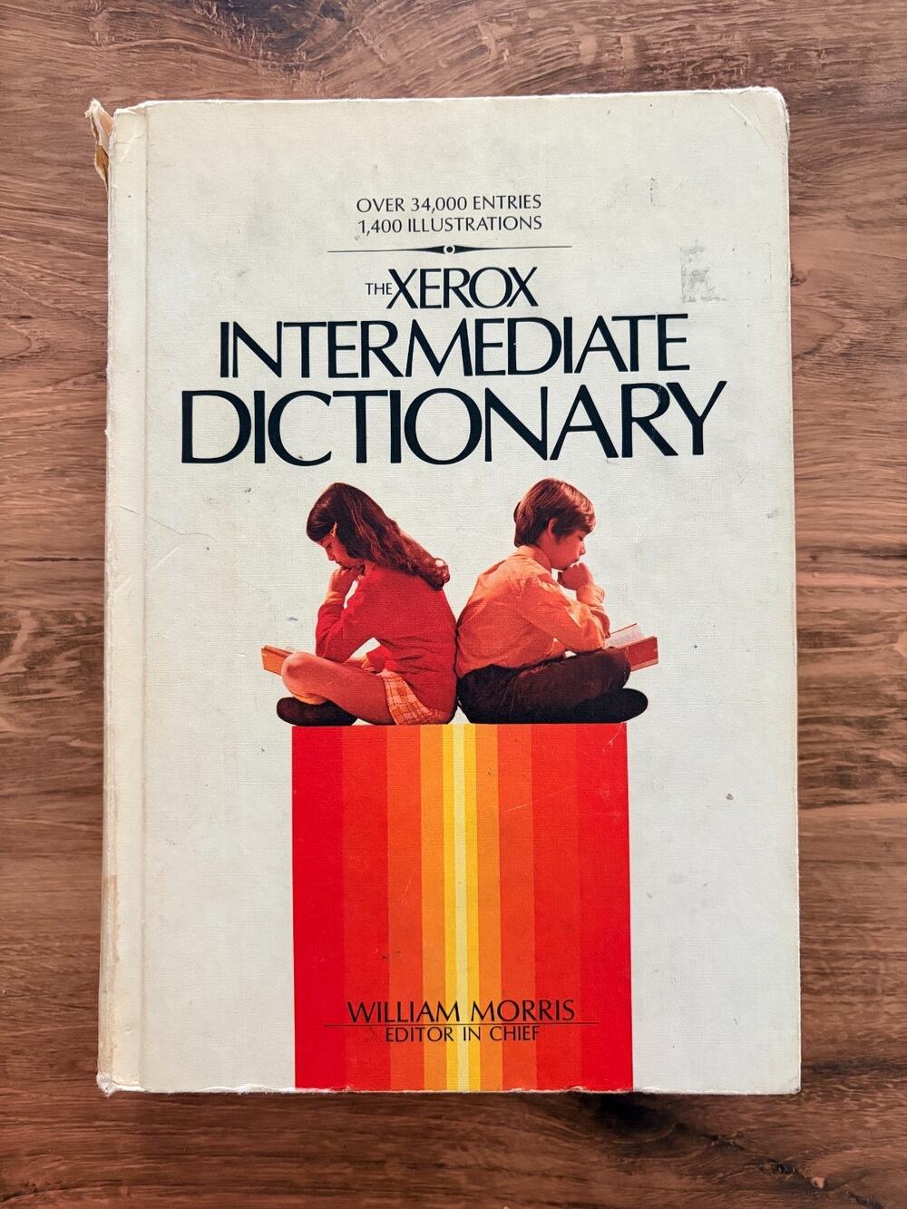 Xerox Intermediate Dictionary William Morris Vintage Hardcover 1973